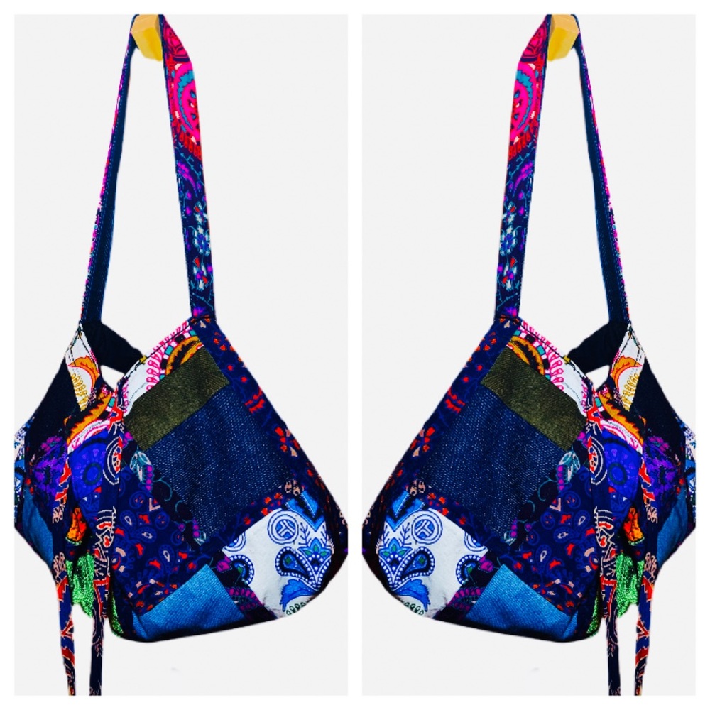 Patchwork Beautifully Crafted Oversized 💕Handcrafted Boho Bag 💼